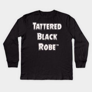 Tattered Black Robe Kids Long Sleeve T-Shirt